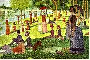 Georges Seurat en sommarsondag pa la grande jatte oil